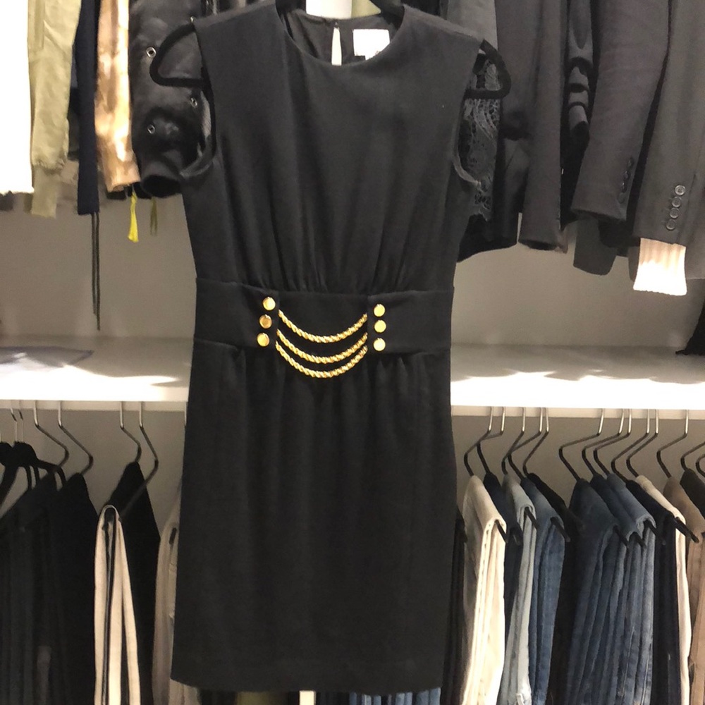 Milly classic black sleeveless dress